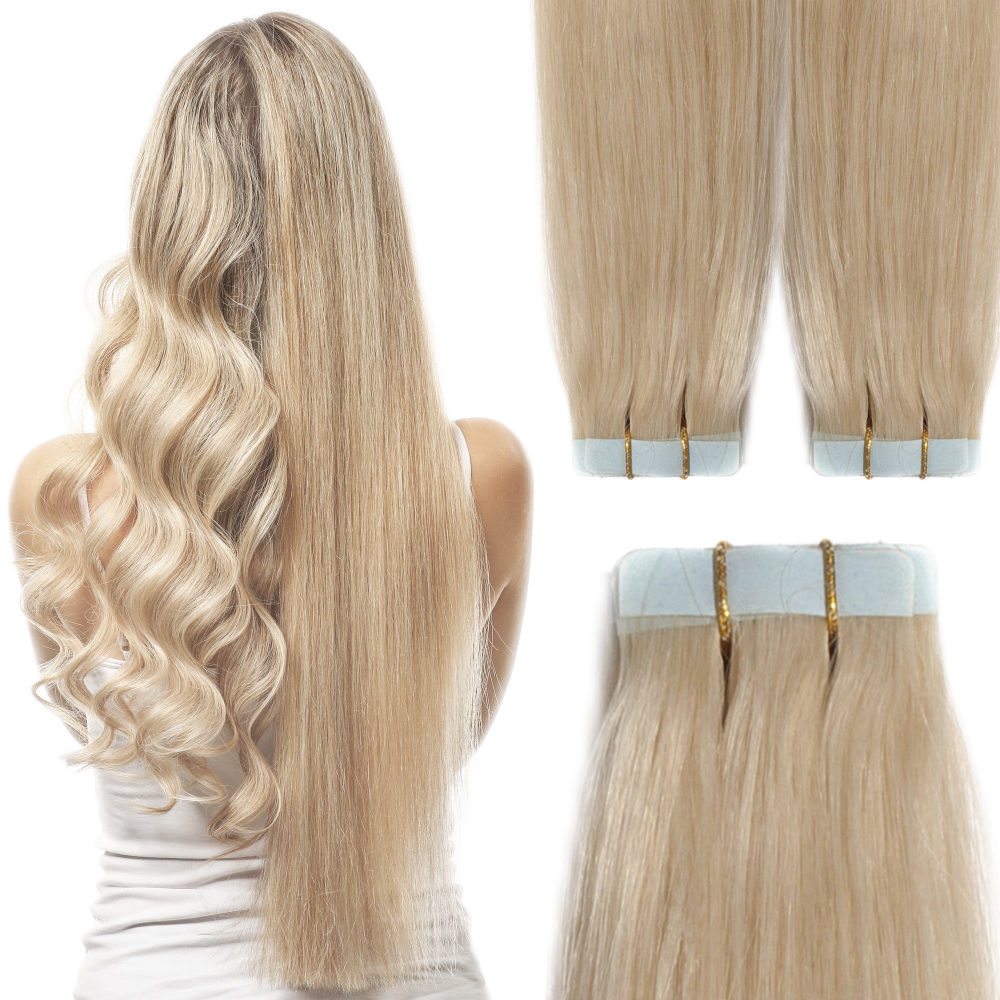 Remy Human Hair Tape In Extensions Tape On Hair Extension Tresse 2.5g 40 45 60cm-ng Tresse 2.5g 40 45 60cm\